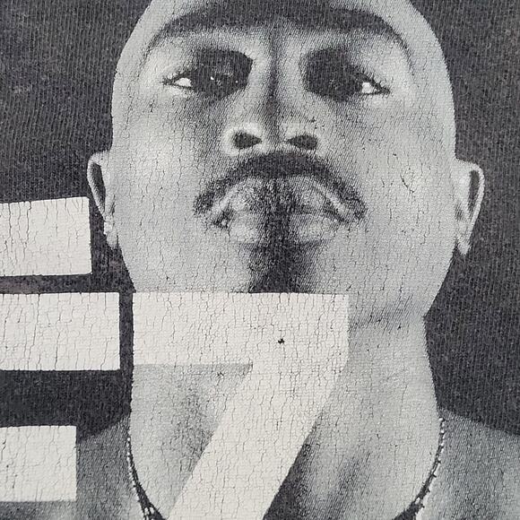 2PAC Tupac-Shakur Shirt Womens Small 17x24 Black - Picture 12 of 12